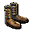 Botas de Prata Polida